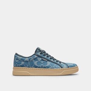 👖COACH~Canvas Sneaker In Signature Denim SIZE 7B